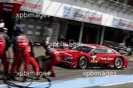 Pitstop, Miguel Molina (ESP) Audi Sport Team Abt Audi RS 5 DTM 04.05.2014, Hockenheimring, Hockenheim, Sunday.
