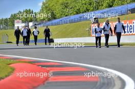 circuit familiarisation with Bruno Spengler (CAN) BMW Team Schnitzer, BMW M4 DTM, Portrait and Martin Tomczyk (GER) BMW Team Schnitzer, BMW M4 DTM, Portrait 16.05.2014, Motorsport Arena, Oschersleben, Friday.
