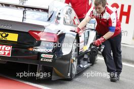 Timo Scheider (GER) Audi Sport Team Phoenix Audi RS 5 DTM 16.05.2014, Motorsport Arena, Oschersleben, Friday.