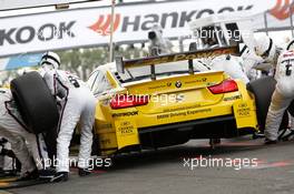 Pitstop, Timo Glock (GER) BMW Team MTEK BMW M3 DTM 16.05.2014, Motorsport Arena, Oschersleben, Friday.