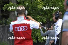 Skeet Shooting with Mattias Ekström (SWE) Audi Sport Team Abt Sportsline, Audi RS 5 DTM, Marco Wittmann (GER) BMW Team RMG, BMW M4 DTM, and Gary Paffett (GBR) EURONICS Mercedes AMG,   16.05.2014, Motorsport Arena, Oschersleben, Friday.