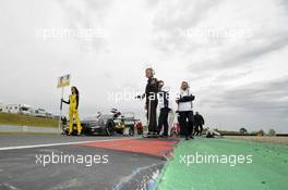 grid girl of Bruno Spengler (CAN) BMW Team Schnitzer, BMW M4 DTM,  18.05.2014, Motorsport Arena, Oschersleben, Sunday.