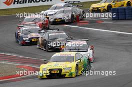 Mike Rockenfeller (GER) Audi Sport Team Phoenix Audi RS 5 DTM 18.05.2014, Motorsport Arena, Oschersleben, Sunday.