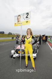 Gridgirl of Timo Scheider (GER) Audi Sport Team Phoenix, Audi RS 5 DTM,  18.05.2014, Motorsport Arena, Oschersleben, Sunday.