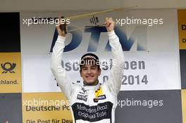 Podium, 1st Christian Vietoris (GER) Mercedes AMG DTM-Team HWA DTM Mercedes AMG C-Coupé 18.05.2014, Motorsport Arena, Oschersleben, Sunday.