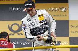 Podium, Christian Vietoris (GER) Mercedes AMG DTM-Team HWA DTM Mercedes AMG C-Coupé 18.05.2014, Motorsport Arena, Oschersleben, Sunday.
