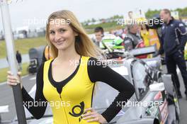 grid girl 18.05.2014, Motorsport Arena, Oschersleben, Sunday.
