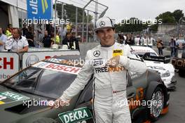 Pole for Robert Wickens (CAN) Mercedes AMG DTM-Team HWA DTM Mercedes AMG C-Coupé 28.06.2014, Norisring, Nürnberg, Germany, Friday.