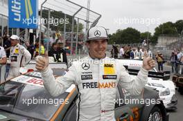 Pole for Robert Wickens (CAN) Mercedes AMG DTM-Team HWA DTM Mercedes AMG C-Coupé 28.06.2014, Norisring, Nürnberg, Germany, Friday.