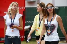 Girls in the paddock 28.06.2014, Norisring, Nürnberg.