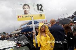 Gridgirl of Robert Wickens (CAN) Mercedes AMG DTM-Team HWA DTM Mercedes AMG C-Coupé 29.06.2014, Norisring, Nürnberg, Germany, Friday.