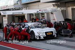 Pitstop, Nico Müller (SUI) Audi Sport Team Rosberg Audi RS 5 DTM 12.07.2014, Moscow Raceway, Moscow, Russia, Saturday.