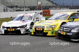 All three Manufactures, BMW M4, Audi RS5 DTM, Merecdes C-Coupe 14.04.2014, DTM Media Day, Hockenheimring, Hockenheim, Monday.