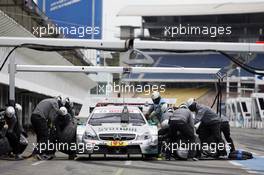 Pitstop, Daniel Juncadella (ESP) Mercedes AMG DTM-Team Mücke DTM Mercedes AMG C-Coupé 14.04.2014, Test, Hockenheimring, Hockenheim, Monday.