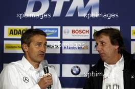 Bernd Schneider DTM 1995, 2000, 2001, 2003, 2006 and Frank Biela DTM Champion 1991  14.04.2014, DTM Media Day, Hockenheimring, Hockenheim, Monday.