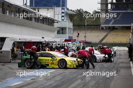 Mike Rockenfeller (GER) Audi Sport Team Phoenix Audi RS 5 DTM 14.04.2014, Test, Hockenheimring, Hockenheim, Monday.