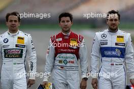 Augusto Farfus (BRA) BMW Team RBM, Portrait, Mike Rockenfeller (GER) Audi Sport Team Phoenix, Portrait, Gary Paffett (GBR), Mercedes AMG DTM-Team HWA, Portrait 14.04.2014, Test, Hockenheimring, Hockenheim, Monday.
