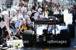 Valtteri Bottas (FIN) Williams FW36 and Felipe Massa (BRA) Williams FW36 in the pits. 14.03.2014. Formula 1 World Championship, Rd 1, Australian Grand Prix, Albert Park, Melbourne, Australia, Practice Day.