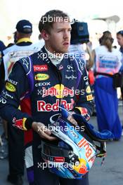Sebastian Vettel (GER) Red Bull Racing. 14.03.2014. Formula 1 World Championship, Rd 1, Australian Grand Prix, Albert Park, Melbourne, Australia, Practice Day.
