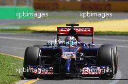 Jean-Eric Vergne (FRA) Scuderia Toro Rosso STR9. 14.03.2014. Formula 1 World Championship, Rd 1, Australian Grand Prix, Albert Park, Melbourne, Australia, Practice Day.
