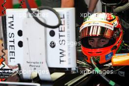 Sergio Perez (MEX) Sahara Force India F1 VJM07. 14.03.2014. Formula 1 World Championship, Rd 1, Australian Grand Prix, Albert Park, Melbourne, Australia, Practice Day.