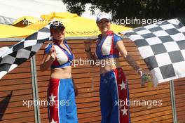 GP girls. 14.03.2014. Formula 1 World Championship, Rd 1, Australian Grand Prix, Albert Park, Melbourne, Australia, Practice Day.