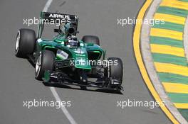 Kamui Kobayashi (JPN), Caterham F1 Team  14.03.2014. Formula 1 World Championship, Rd 1, Australian Grand Prix, Albert Park, Melbourne, Australia, Practice Day.