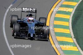 Jenson Button (GBR), McLaren F1 Team  14.03.2014. Formula 1 World Championship, Rd 1, Australian Grand Prix, Albert Park, Melbourne, Australia, Practice Day.