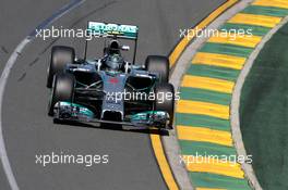 Nico Rosberg (GER), Mercedes AMG F1 Team  14.03.2014. Formula 1 World Championship, Rd 1, Australian Grand Prix, Albert Park, Melbourne, Australia, Practice Day.