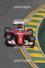 Fernando Alonso (ESP), Scuderia Ferrari  14.03.2014. Formula 1 World Championship, Rd 1, Australian Grand Prix, Albert Park, Melbourne, Australia, Practice Day.