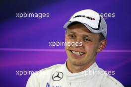 Kevin Magnussen (DEN) McLaren in the FIA Press Conference. 16.03.2014. Formula 1 World Championship, Rd 1, Australian Grand Prix, Albert Park, Melbourne, Australia, Race Day.