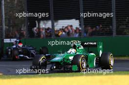 Marcus Ericsson (SWE), Caterham F1 Team  16.03.2014. Formula 1 World Championship, Rd 1, Australian Grand Prix, Albert Park, Melbourne, Australia, Race Day.