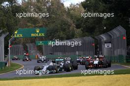 Lewis Hamilton (GBR), Mercedes AMG F1 Team  16.03.2014. Formula 1 World Championship, Rd 1, Australian Grand Prix, Albert Park, Melbourne, Australia, Race Day.