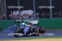 Adrian Sutil (GER), Sauber F1 Team  16.03.2014. Formula 1 World Championship, Rd 1, Australian Grand Prix, Albert Park, Melbourne, Australia, Race Day.