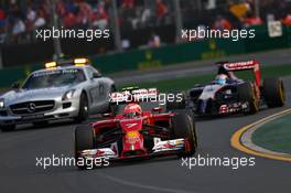Kimi Raikkonen (FIN) Ferrari F14-T. 16.03.2014. Formula 1 World Championship, Rd 1, Australian Grand Prix, Albert Park, Melbourne, Australia, Race Day.