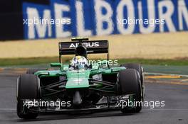 Marcus Ericsson (SWE) Caterham CT05. 15.03.2014. Formula 1 World Championship, Rd 1, Australian Grand Prix, Albert Park, Melbourne, Australia, Qualifying Day.