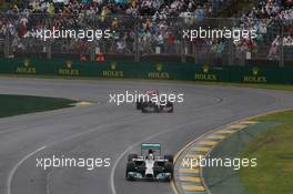 Lewis Hamilton (GBR) Mercedes AMG F1 W05. 15.03.2014. Formula 1 World Championship, Rd 1, Australian Grand Prix, Albert Park, Melbourne, Australia, Qualifying Day.