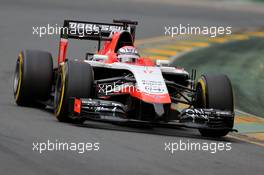 Jules Bianchi (FRA), Marussia F1 Team   15.03.2014. Formula 1 World Championship, Rd 1, Australian Grand Prix, Albert Park, Melbourne, Australia, Qualifying Day.