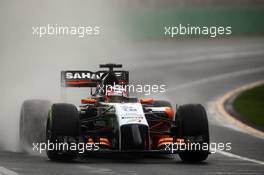 Nico Hulkenberg (GER) Sahara Force India F1 VJM07. 15.03.2014. Formula 1 World Championship, Rd 1, Australian Grand Prix, Albert Park, Melbourne, Australia, Qualifying Day.