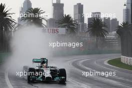 Lewis Hamilton (GBR) Mercedes AMG F1 W05. 15.03.2014. Formula 1 World Championship, Rd 1, Australian Grand Prix, Albert Park, Melbourne, Australia, Qualifying Day.