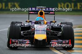 Sebastian Vettel (GER) Red Bull Racing RB10. 15.03.2014. Formula 1 World Championship, Rd 1, Australian Grand Prix, Albert Park, Melbourne, Australia, Qualifying Day.