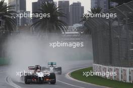 Nico Hulkenberg (GER) Sahara Force India F1 VJM07. 15.03.2014. Formula 1 World Championship, Rd 1, Australian Grand Prix, Albert Park, Melbourne, Australia, Qualifying Day.