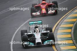 Lewis Hamilton (GBR) Mercedes AMG F1 W05. 15.03.2014. Formula 1 World Championship, Rd 1, Australian Grand Prix, Albert Park, Melbourne, Australia, Qualifying Day.