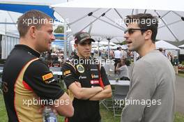 Pastor Maldonado (VEN), Lotus F1 Team and Jaime Alguersuari (ESP)  15.03.2014. Formula 1 World Championship, Rd 1, Australian Grand Prix, Albert Park, Melbourne, Australia, Qualifying Day.