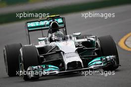 Nico Rosberg (GER) Mercedes AMG F1 W05. 15.03.2014. Formula 1 World Championship, Rd 1, Australian Grand Prix, Albert Park, Melbourne, Australia, Qualifying Day.