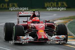 Kimi Raikkonen (FIN) Ferrari F14-T. 15.03.2014. Formula 1 World Championship, Rd 1, Australian Grand Prix, Albert Park, Melbourne, Australia, Qualifying Day.