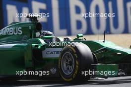 Kamui Kobayashi (JPN) Caterham CT05. 15.03.2014. Formula 1 World Championship, Rd 1, Australian Grand Prix, Albert Park, Melbourne, Australia, Qualifying Day.