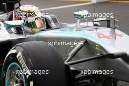 Lewis Hamilton (GBR) Mercedes AMG F1 W05. 15.03.2014. Formula 1 World Championship, Rd 1, Australian Grand Prix, Albert Park, Melbourne, Australia, Qualifying Day.