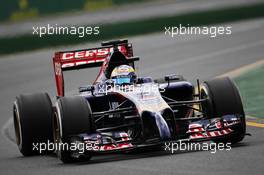 Jean-Eric Vergne (FRA) Scuderia Toro Rosso STR9. 15.03.2014. Formula 1 World Championship, Rd 1, Australian Grand Prix, Albert Park, Melbourne, Australia, Qualifying Day.