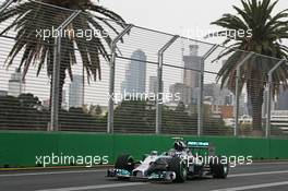 Nico Rosberg (GER) Mercedes AMG F1 W05. 15.03.2014. Formula 1 World Championship, Rd 1, Australian Grand Prix, Albert Park, Melbourne, Australia, Qualifying Day.